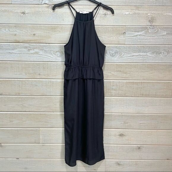 BCBG Peplum Waist Slip Dress - Picture 1 of 8